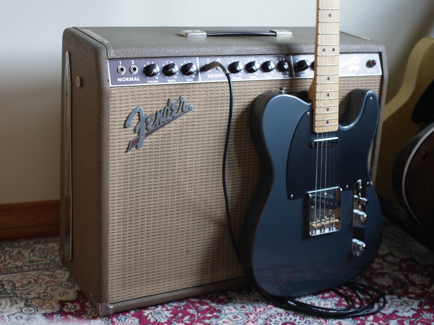 2019 Fender Made in Japan Hybrid 50s Telecaster in Charcoal Frost Metallic